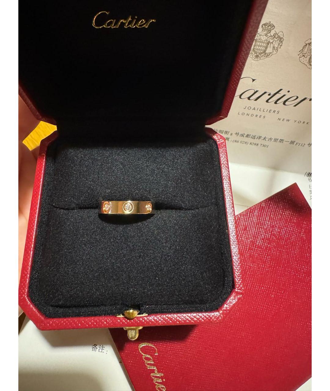 CARTIER Золотое кольцо из розового золота, фото 2