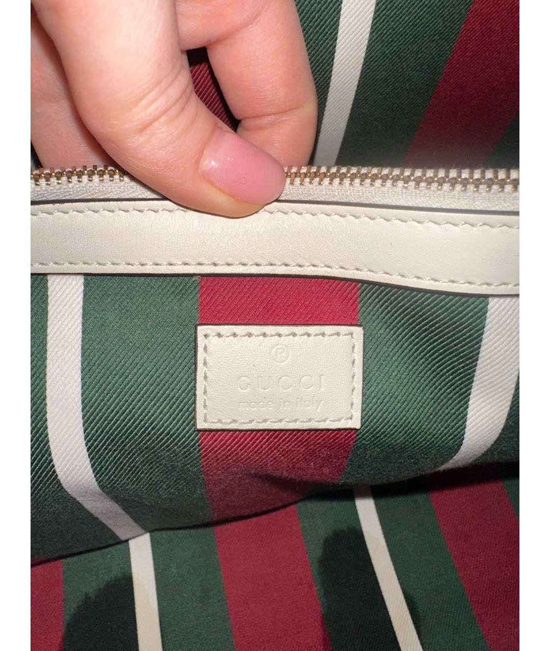 GUCCI Кожаная сумка через плечо, фото 6