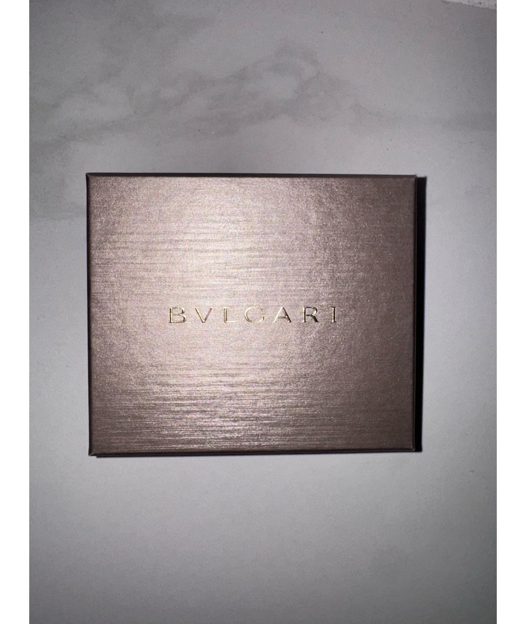 BVLGARI Черный кожаный кошелек, фото 5