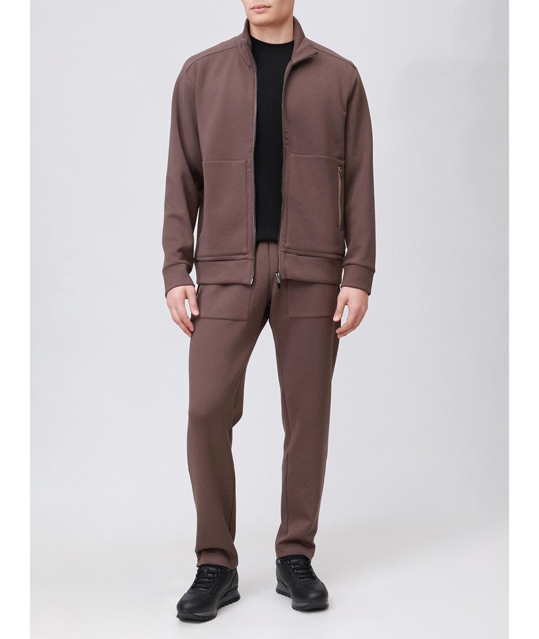 PAUL & SHARK Коричневые повседневные брюки, фото 2