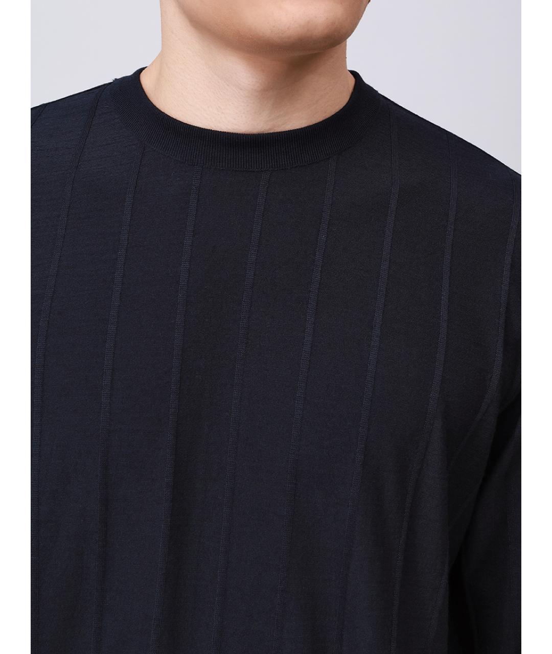 PAUL & SHARK Темно-синий шерстяной джемпер / свитер, фото 5