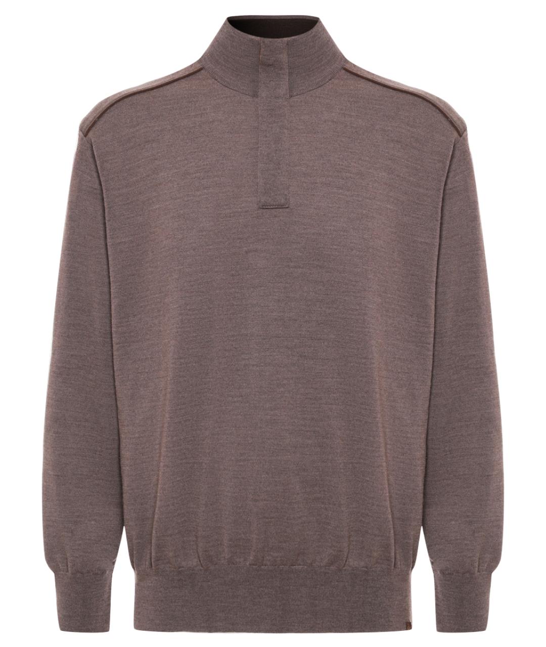 PAUL & SHARK Коричневый шерстяной джемпер / свитер, фото 1