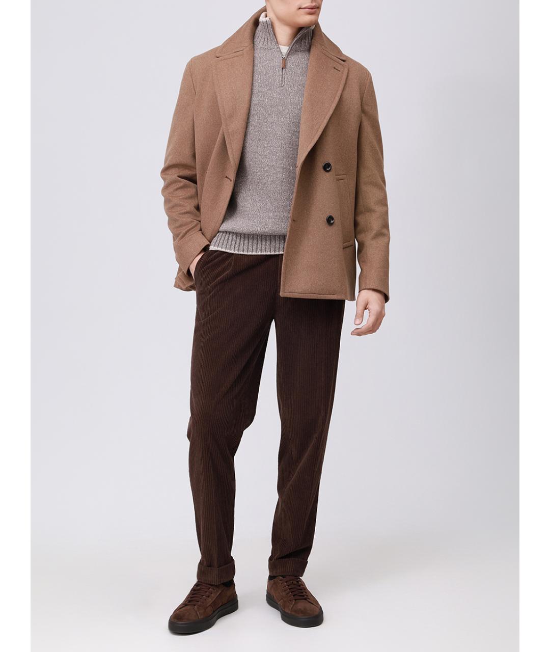 PAUL & SHARK Бежевый шерстяной джемпер / свитер, фото 2