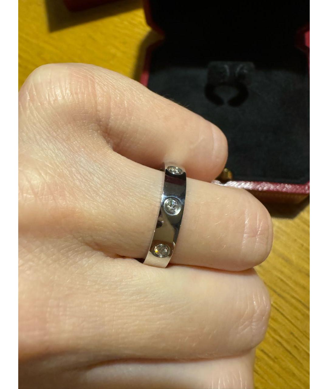 CARTIER Серебряное кольцо из белого золота, фото 7