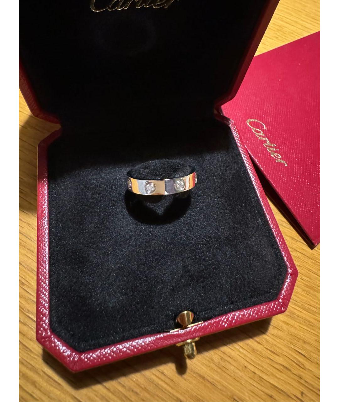 CARTIER Серебряное кольцо из белого золота, фото 2