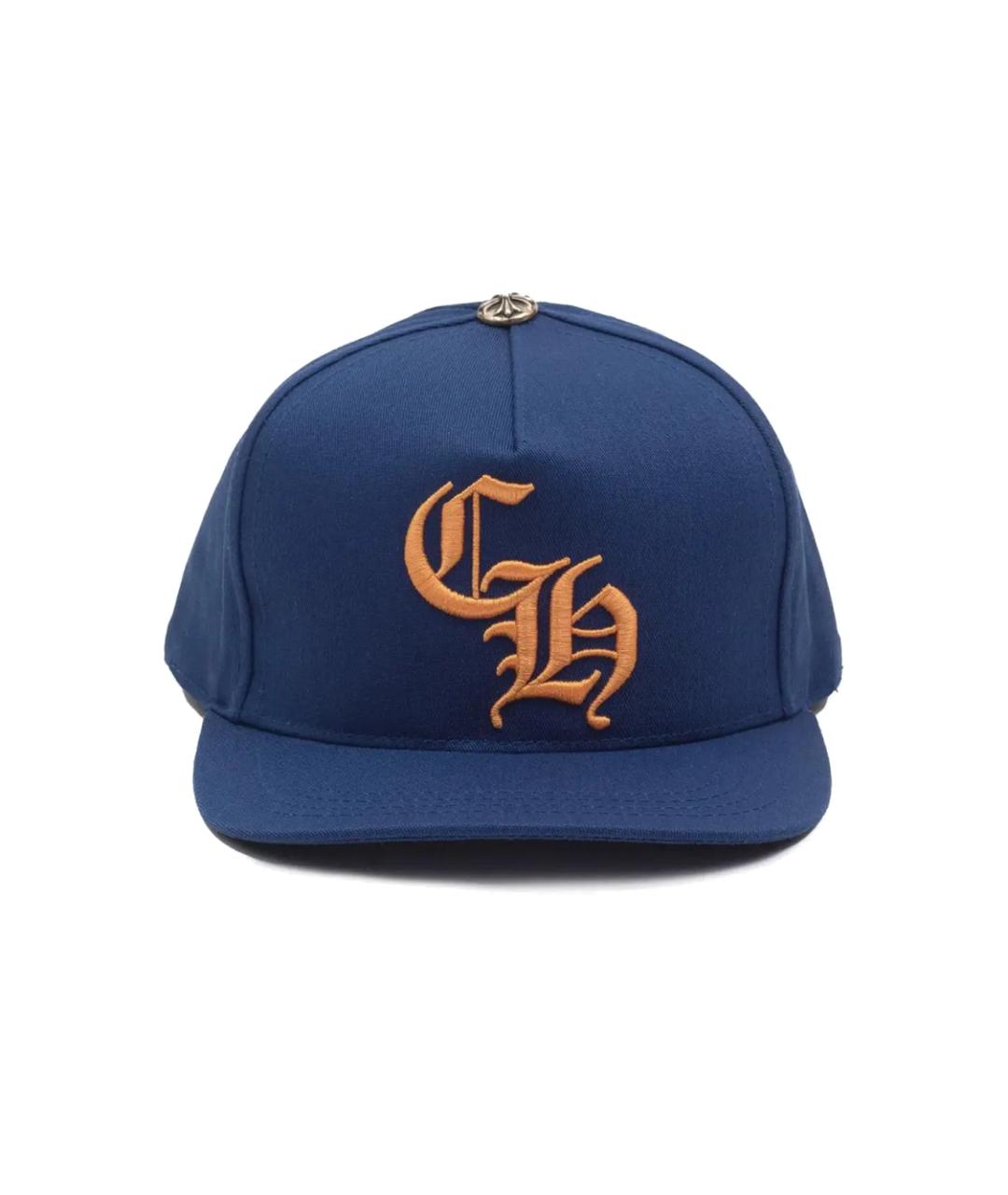 CHROME HEARTS Синяя хлопковая кепка, фото 2