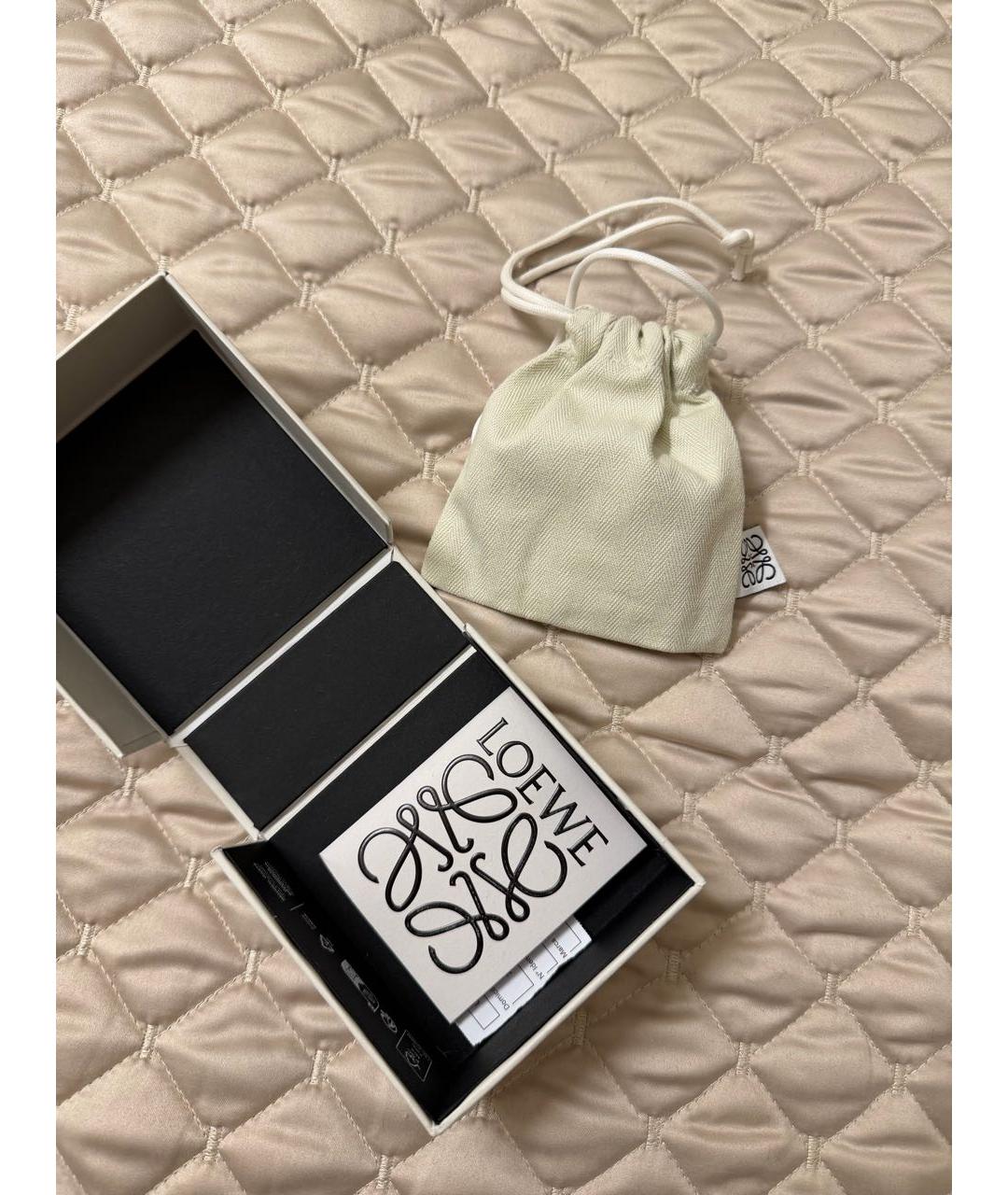 LOEWE Коричневый кожаный браслет, фото 5