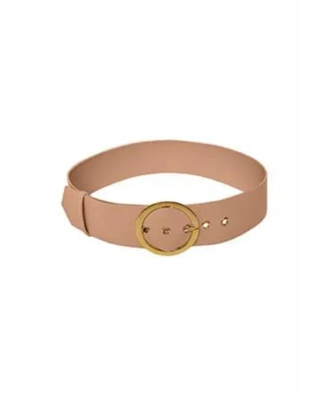 ESCADA Бежевое хлопко-эластановое повседневное платье, фото 3