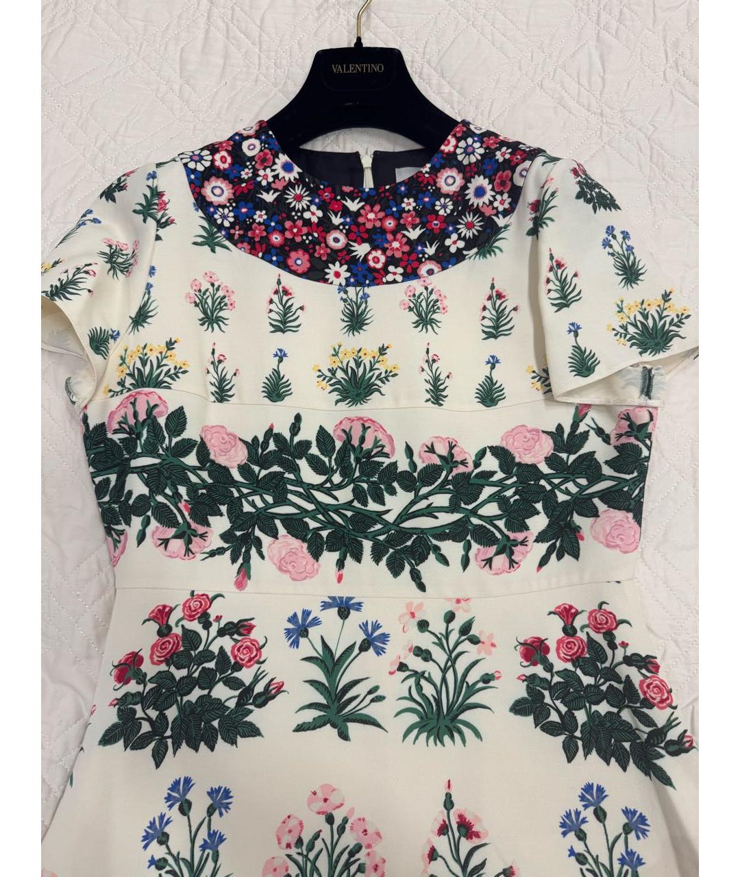 VALENTINO Мульти шелковое вечернее платье, фото 2