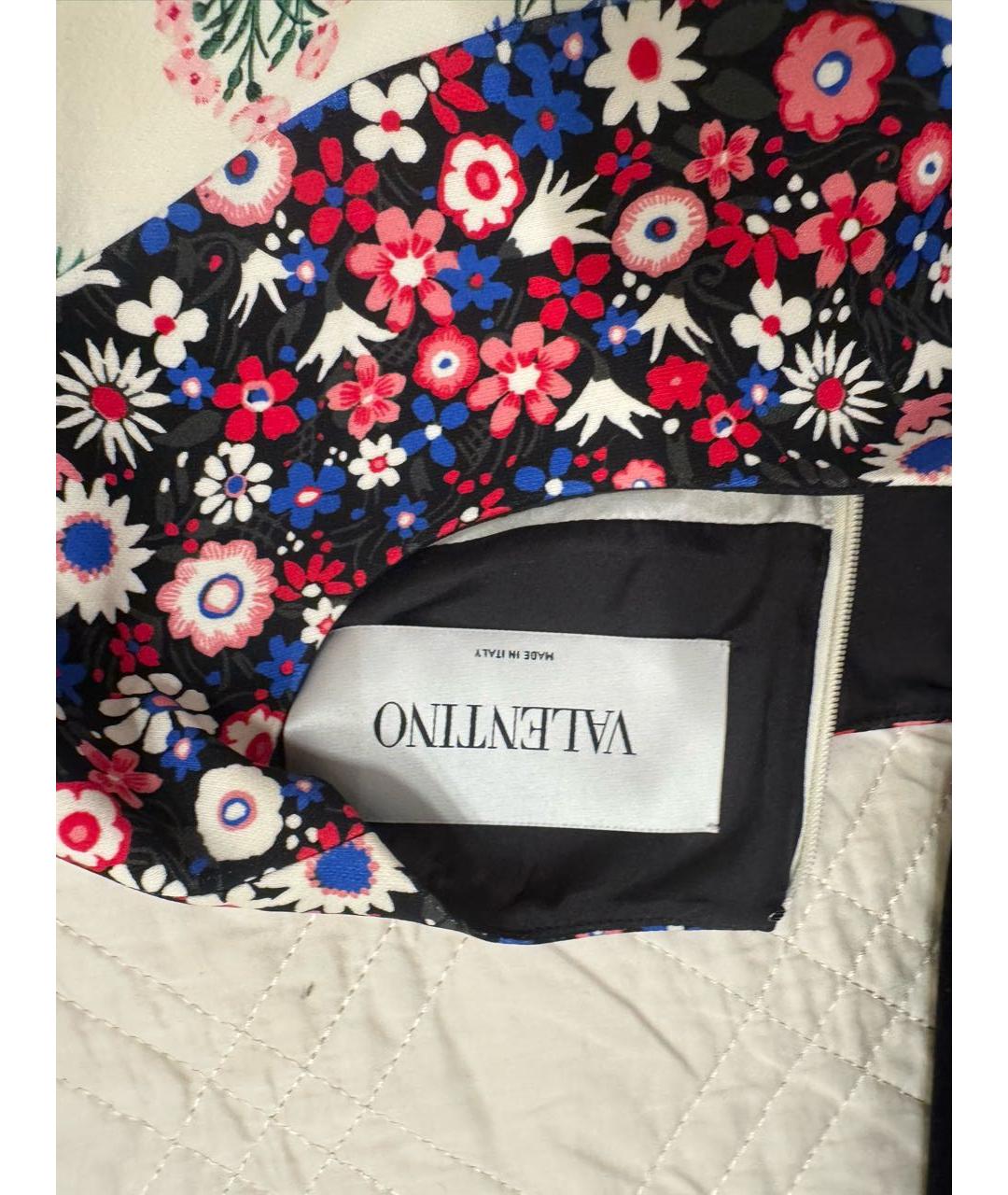 VALENTINO Мульти шелковое вечернее платье, фото 4