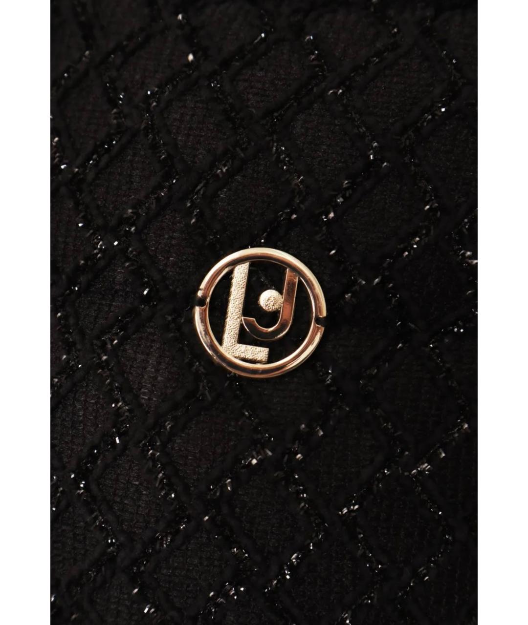 LIU JO Черная полиэстеровая куртка, фото 3