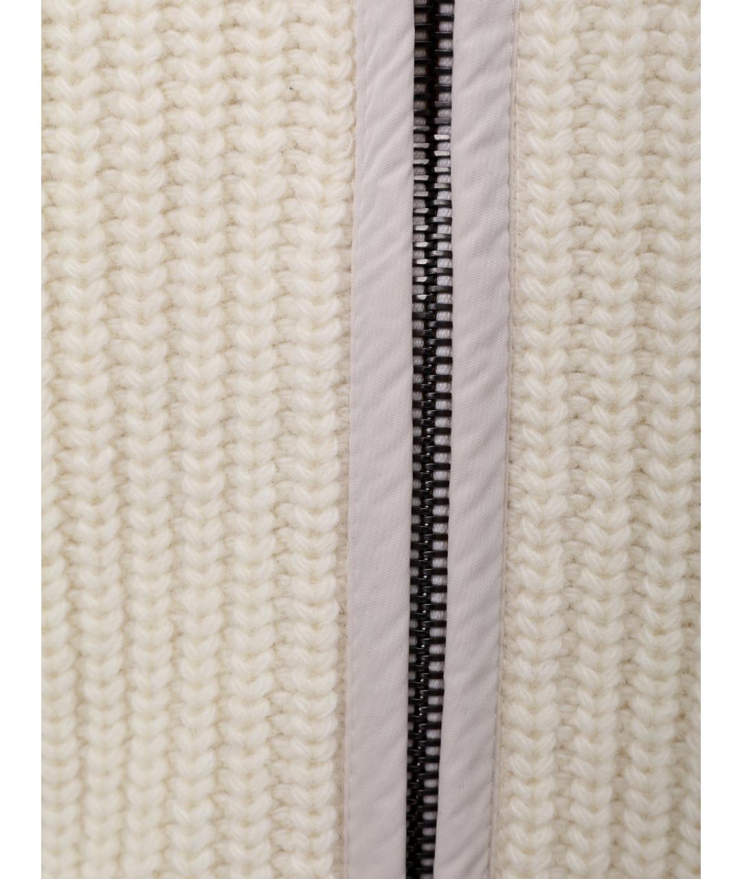 PAUL & SHARK Белый шерстяной кардиган, фото 6
