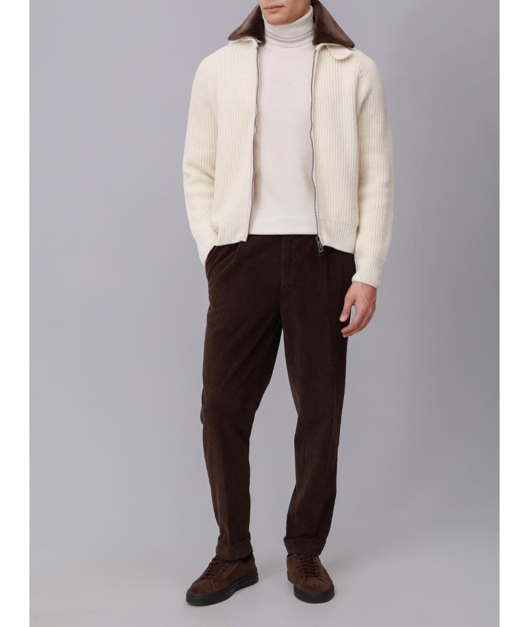 PAUL & SHARK Белый шерстяной кардиган, фото 2