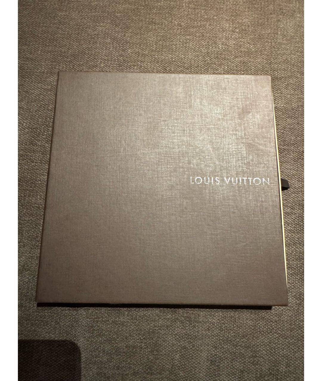 LOUIS VUITTON Бордовый шерстяной платок, фото 2