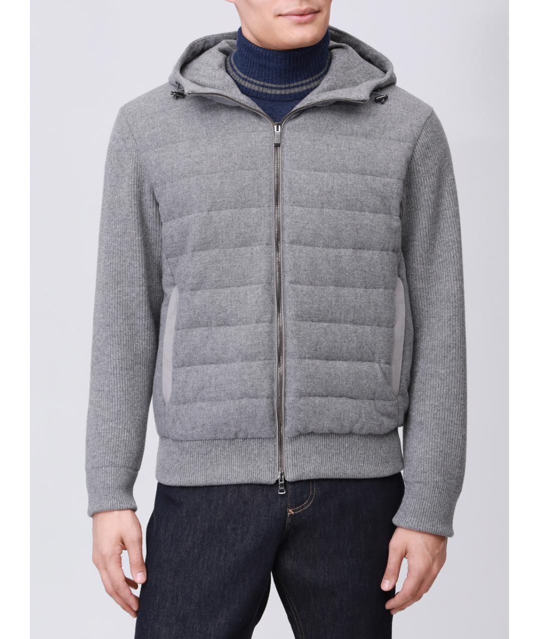 PAUL & SHARK Серая куртка, фото 4