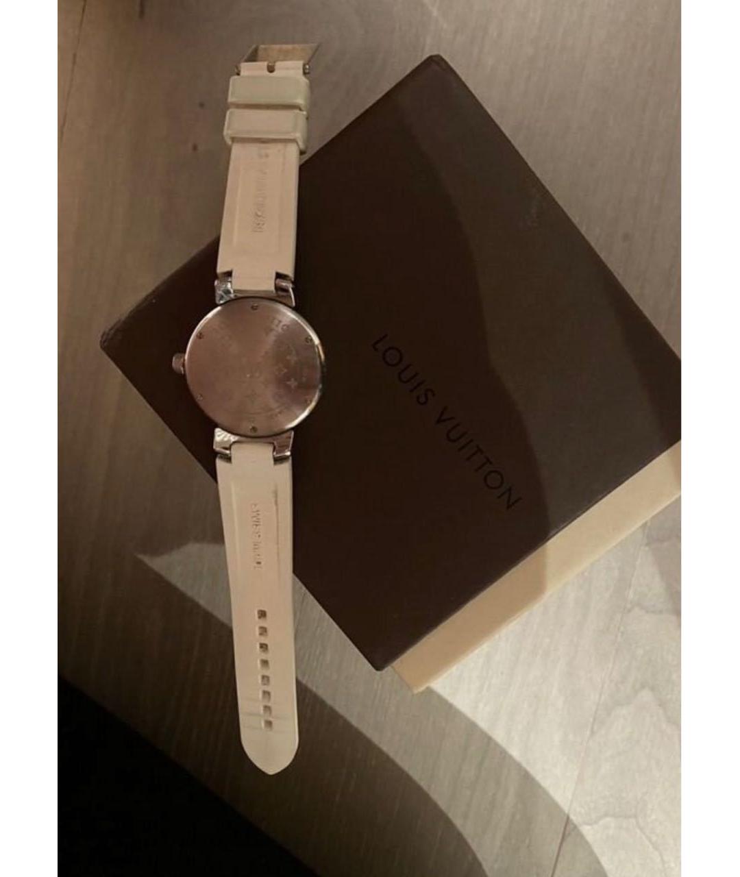 LOUIS VUITTON Белые металлические часы, фото 2