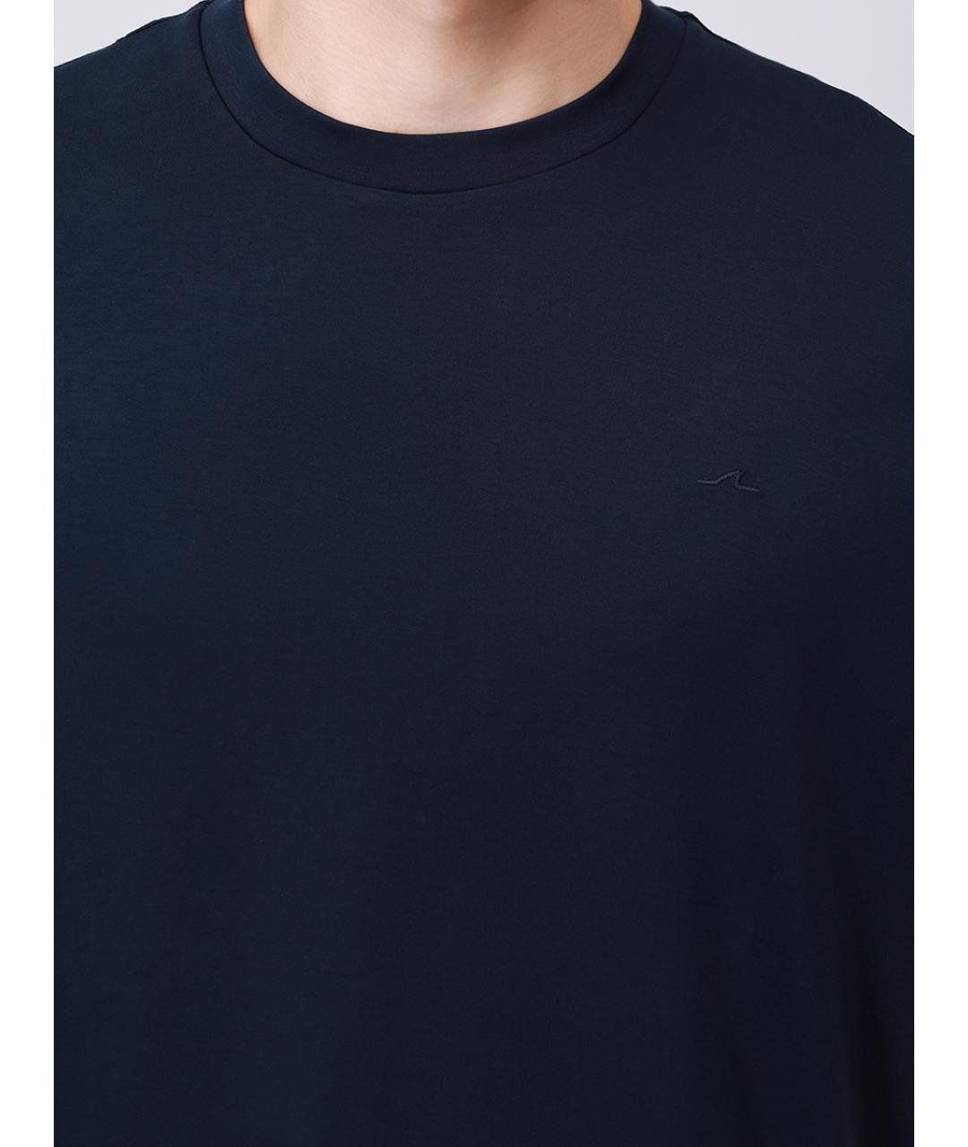 PAUL & SHARK Синяя хлопковая футболка, фото 5