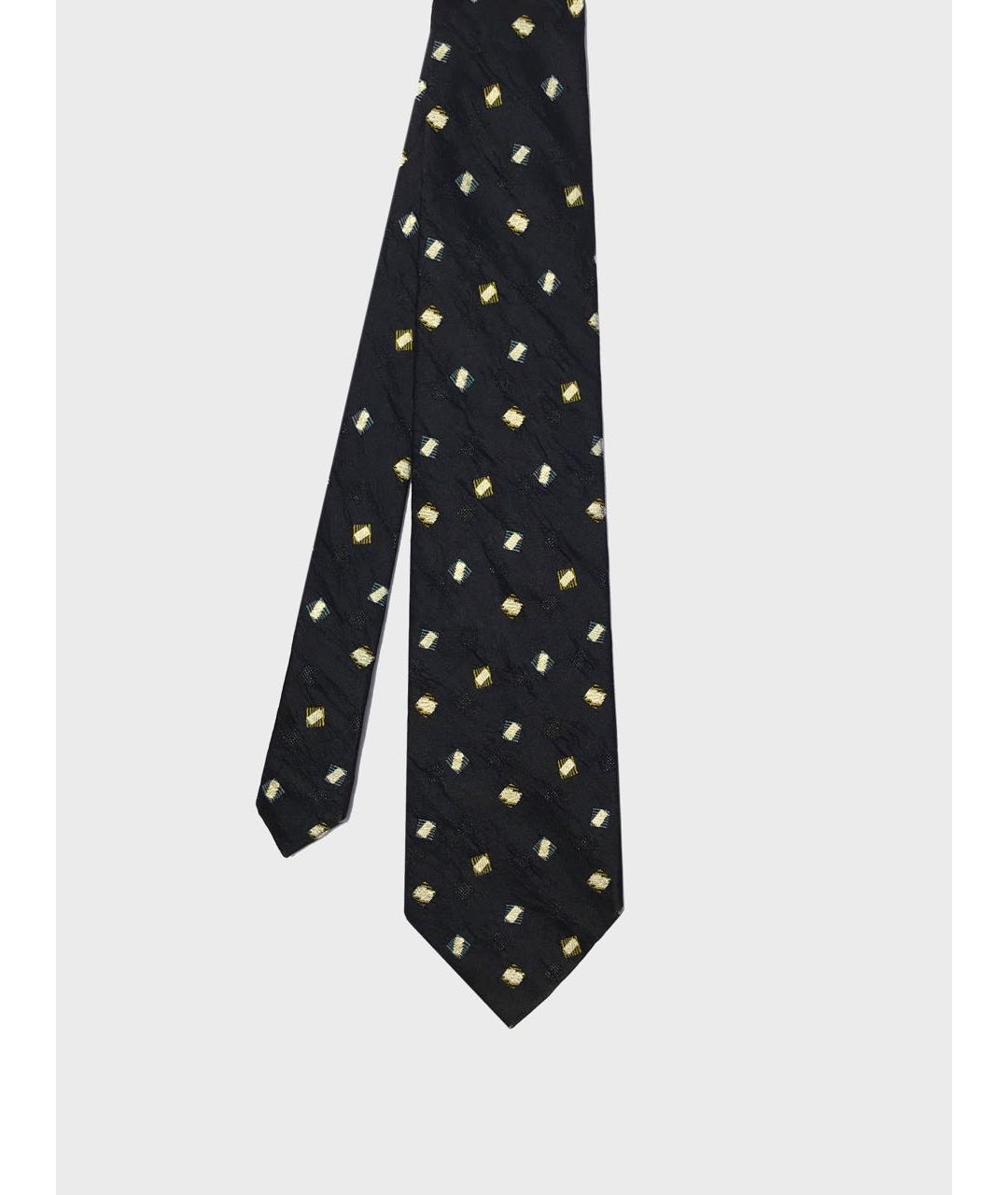 ISSEY MIYAKE Черный шелковый галстук, фото 5