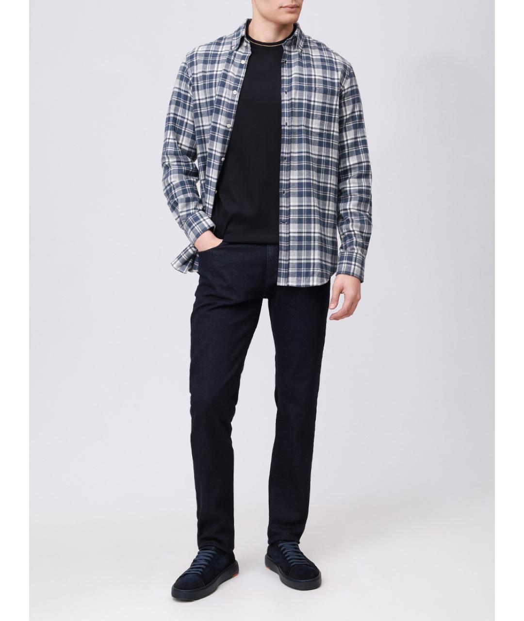 PAUL & SHARK Черная хлопковая футболка, фото 2