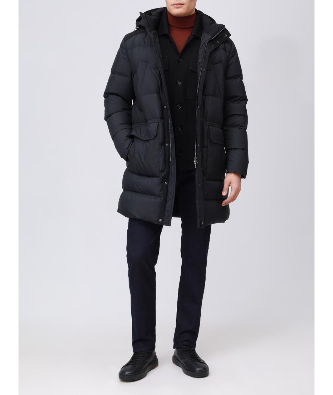 PAUL & SHARK Черный пуховик, фото 2