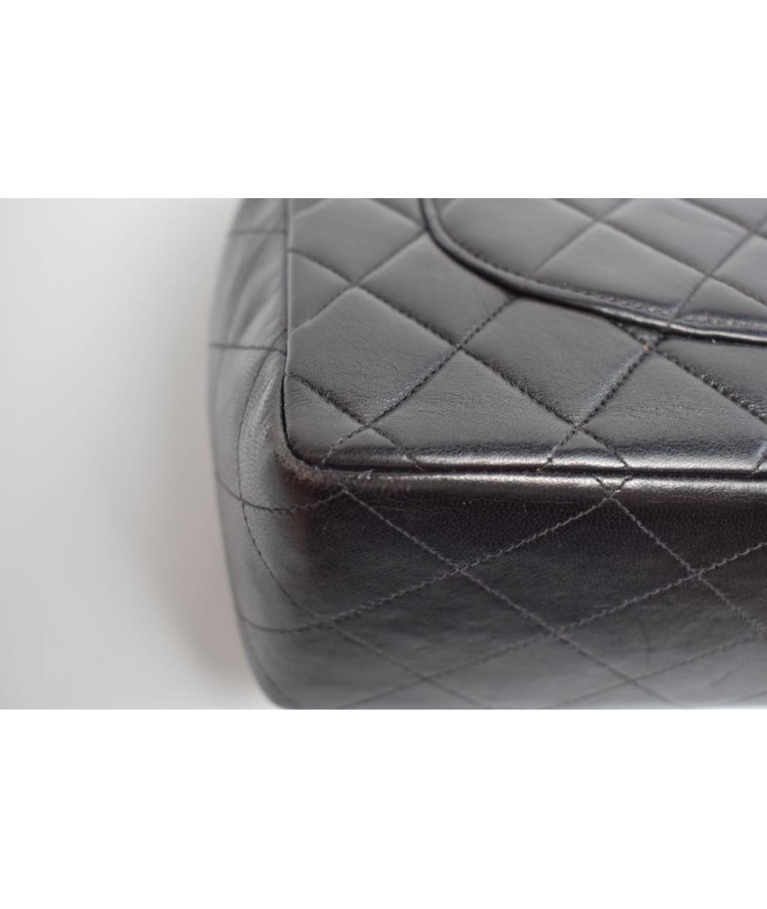 CHANEL Черная кожаная сумка через плечо, фото 7