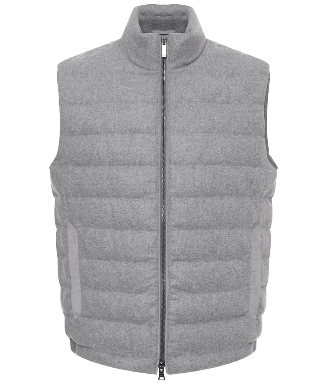 PAUL & SHARK Серый шерстяной жилет, фото 1