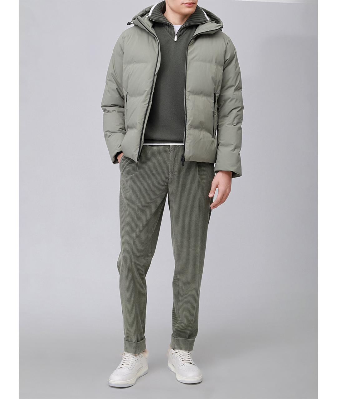 PAUL & SHARK Зеленый пуховик, фото 2