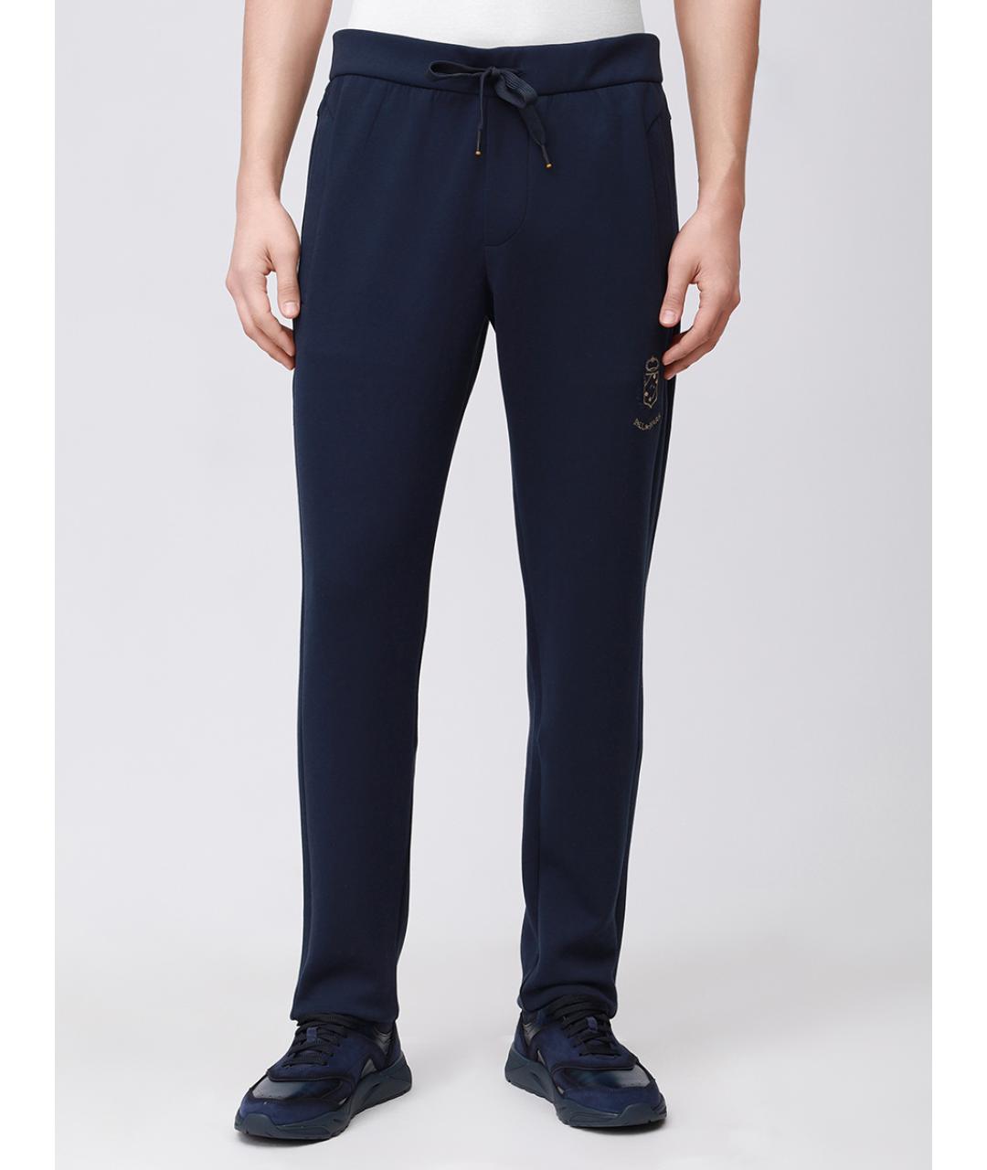 PAUL & SHARK Синие хлопковые повседневные брюки, фото 4