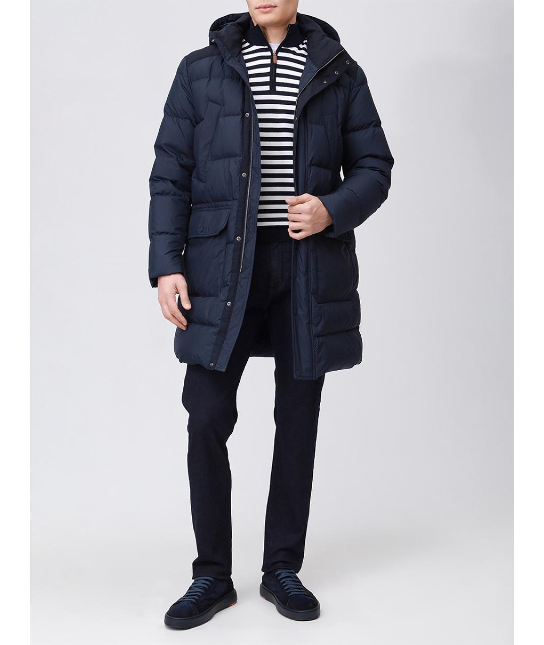 PAUL & SHARK Синий пуховик, фото 2