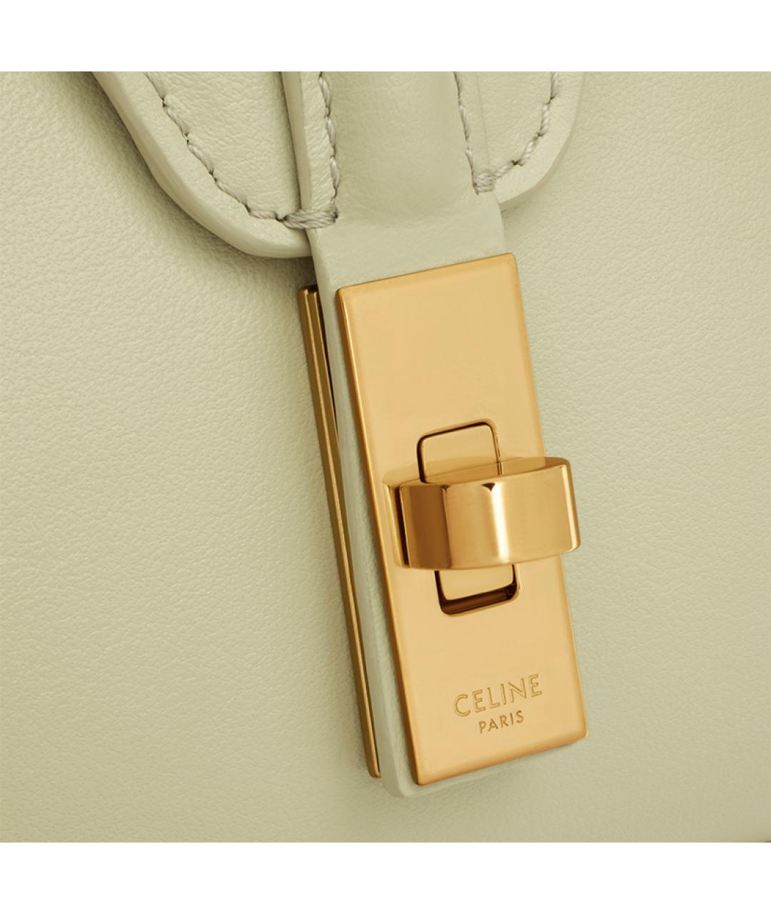 CELINE Зеленая кожаная сумка через плечо, фото 5