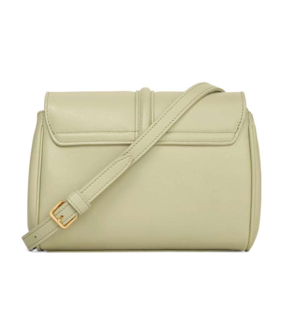 CELINE Зеленая кожаная сумка через плечо, фото 3