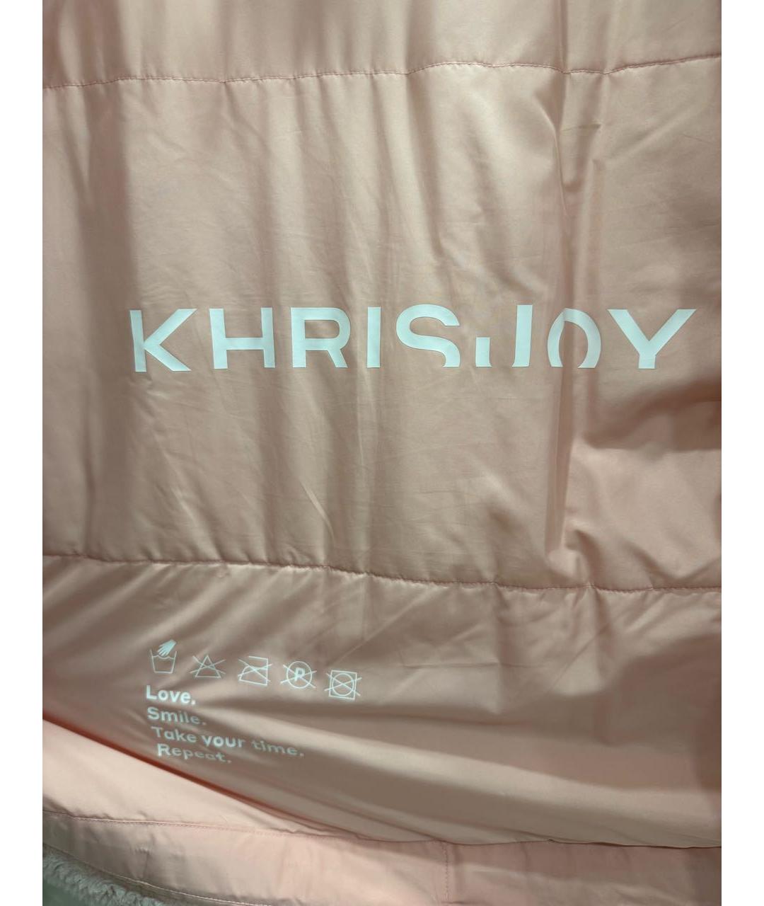 KHRISJOY Розовый полиэстеровый джемпер / свитер, фото 3