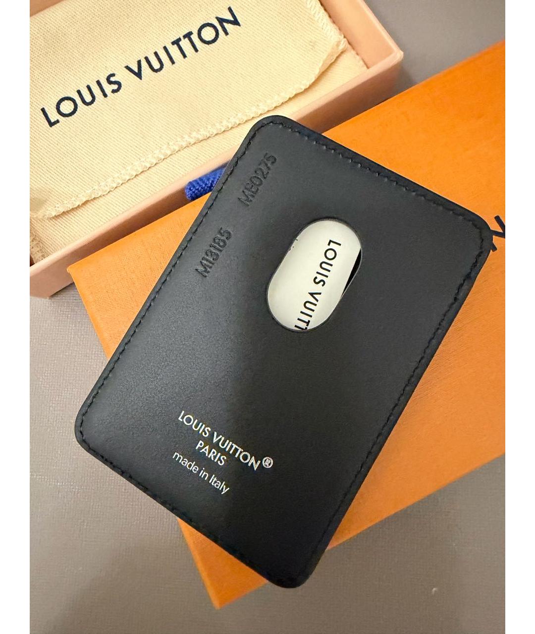 LOUIS VUITTON Коричневый кожаный кардхолдер, фото 3