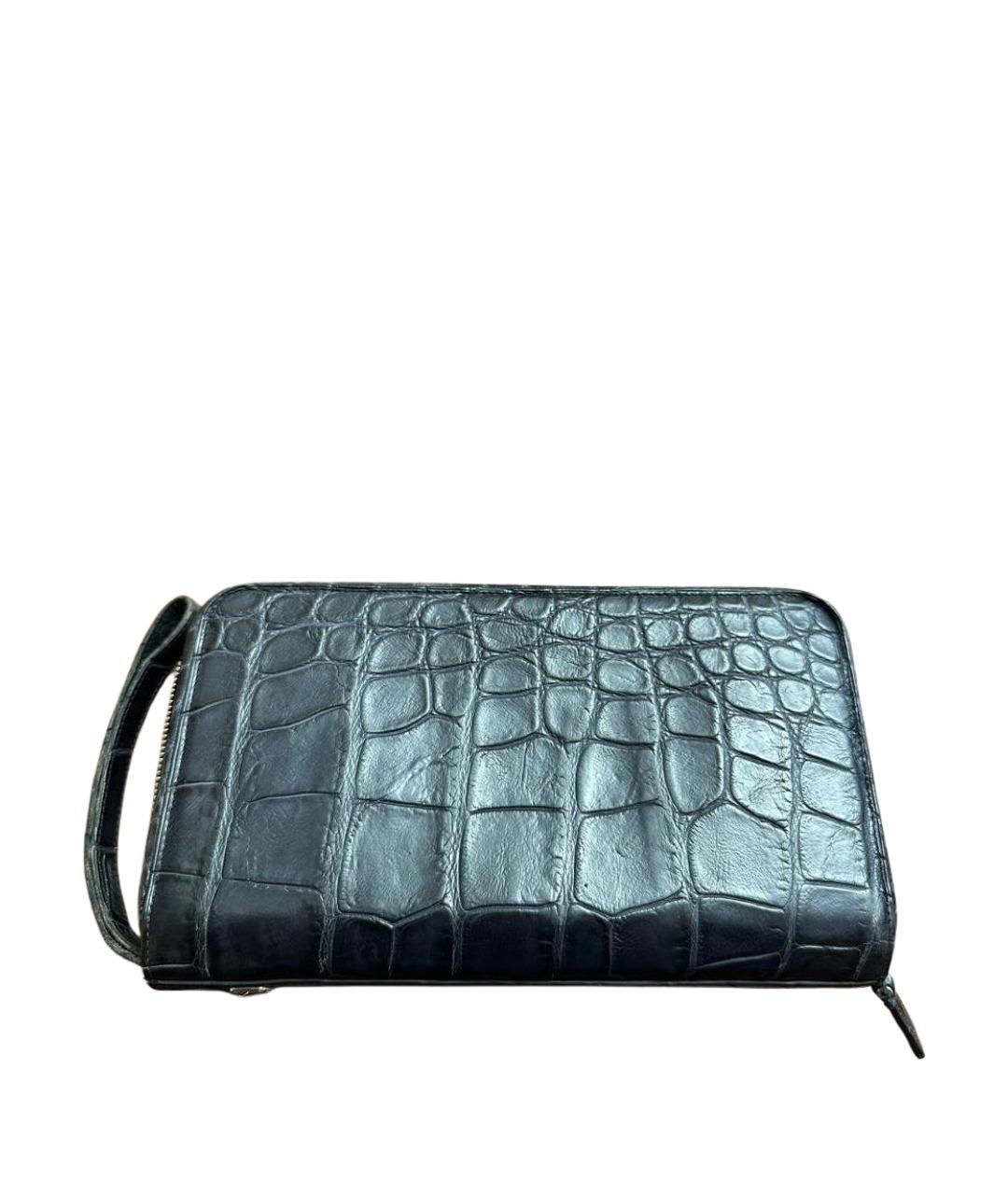 TARDINI Темно-синий кошелек из экзотической кожи, фото 1