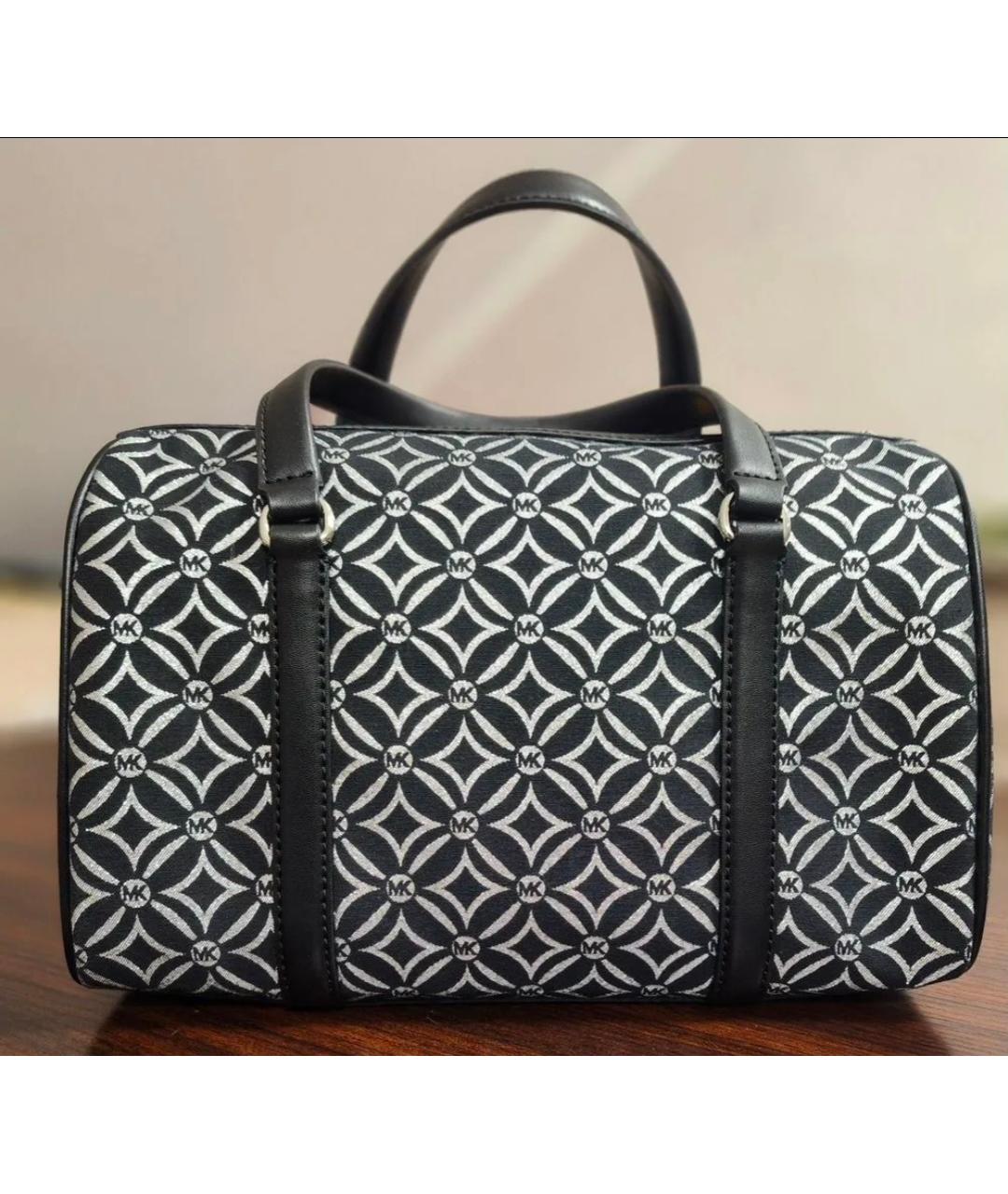 MICHAEL KORS Черная жаккардовая сумка через плечо, фото 3