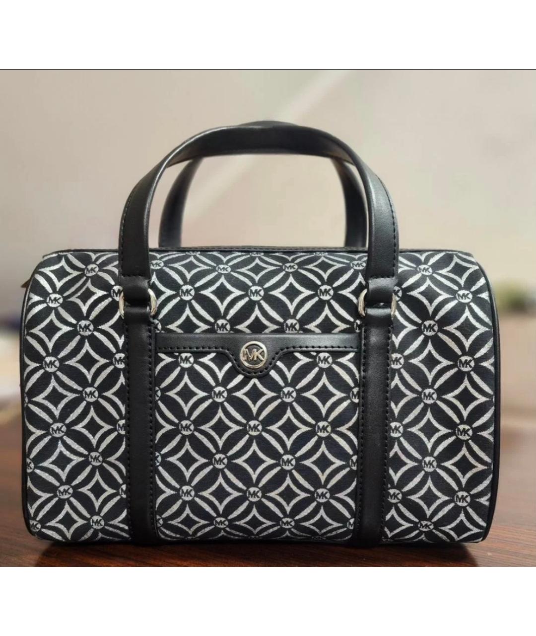 MICHAEL KORS Черная жаккардовая сумка через плечо, фото 2