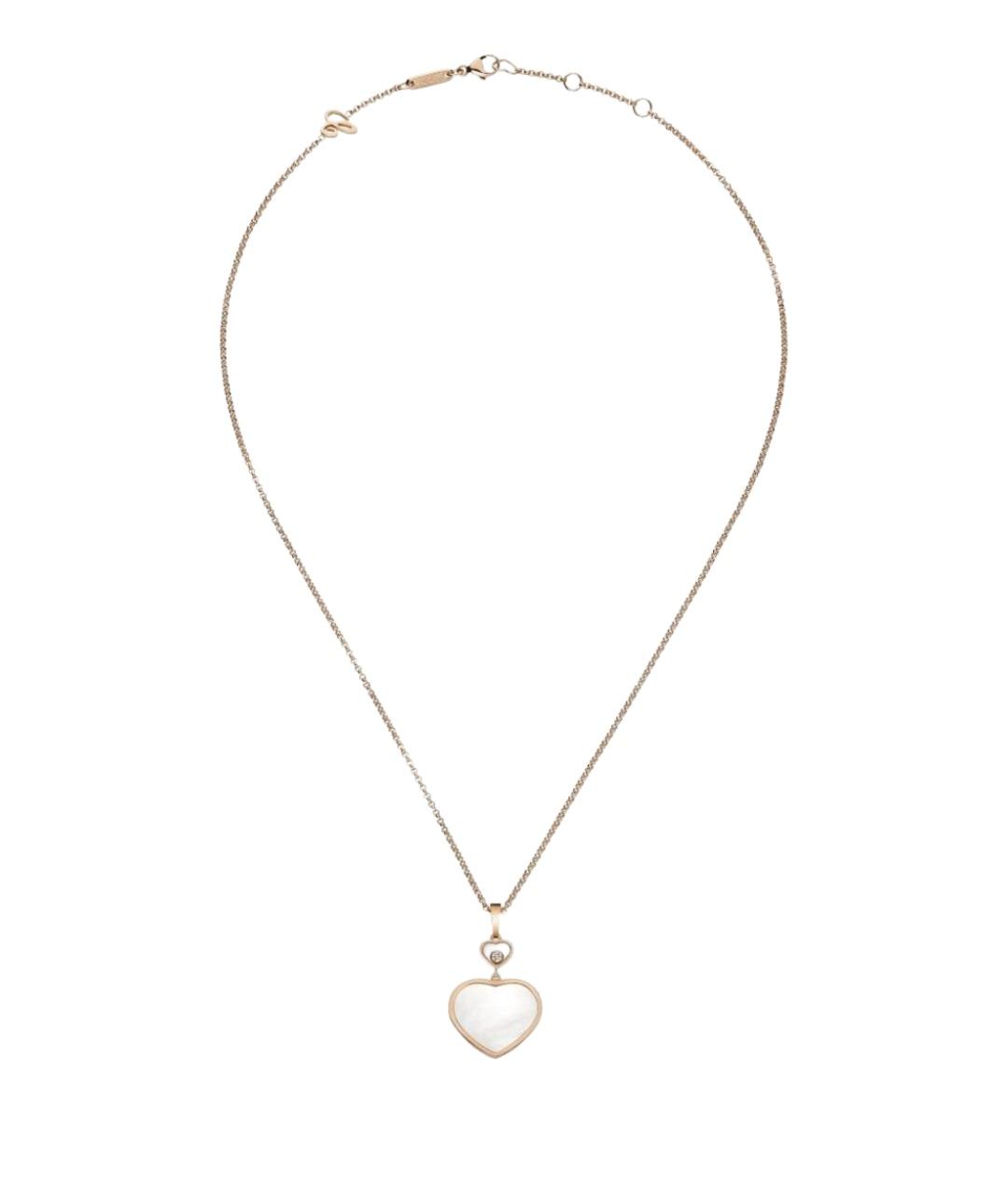 CHOPARD Белое колье из розового золота, фото 1