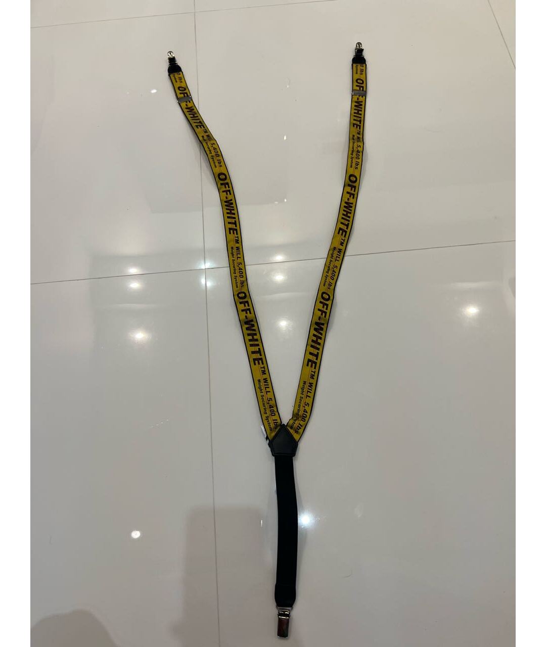 OFF-WHITE Желтый ремень, фото 7