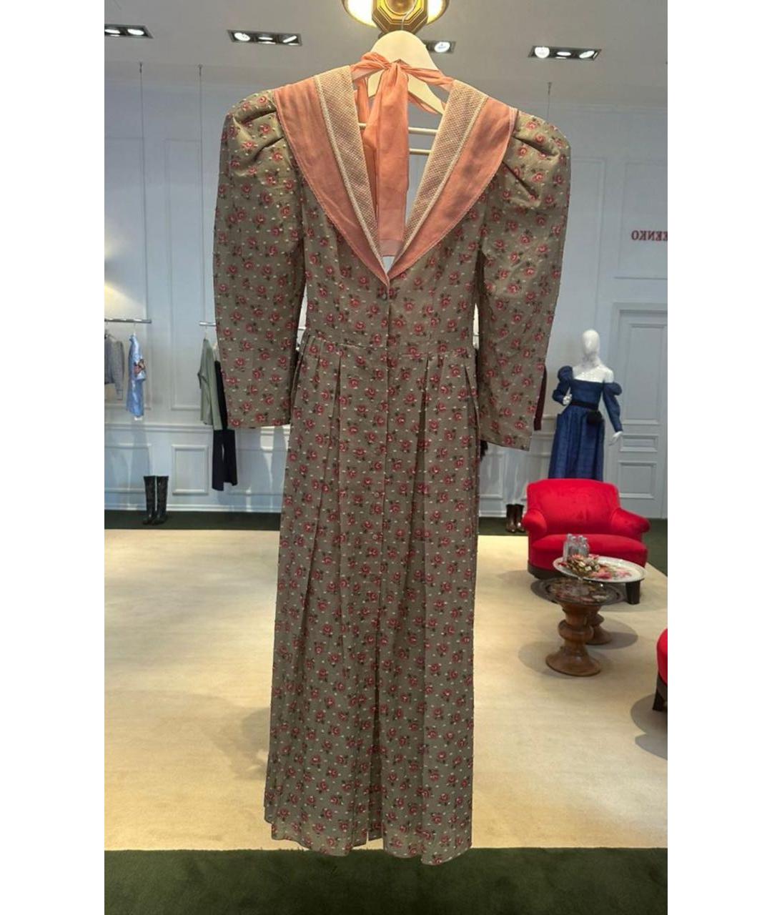 ULYANA SERGEENKO Мульти хлопковое платье, фото 5