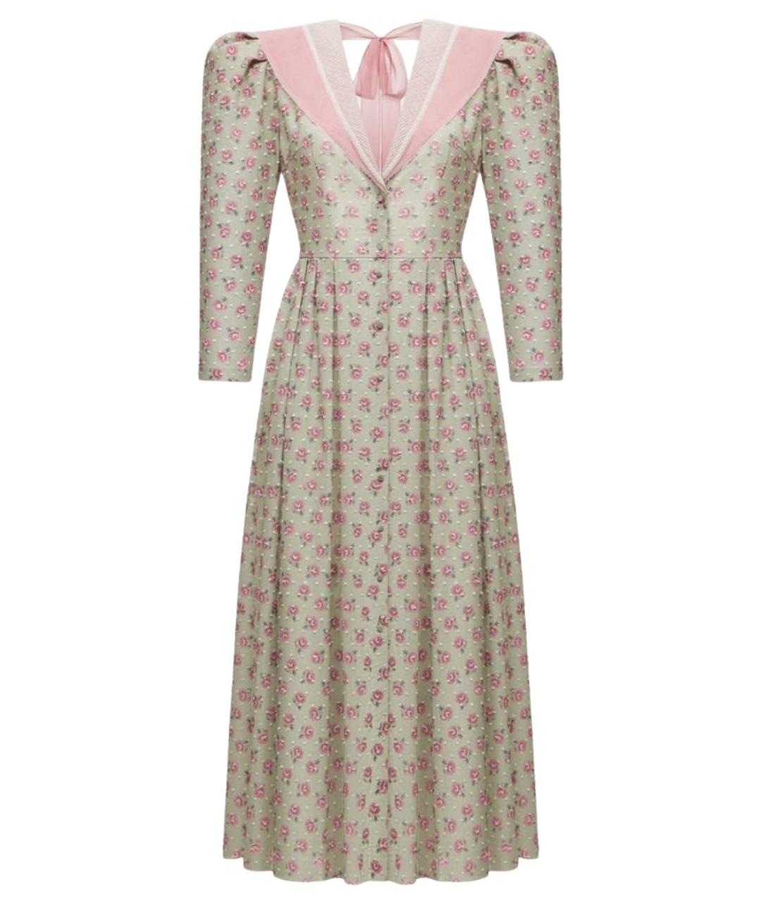 ULYANA SERGEENKO Мульти хлопковое платье, фото 1