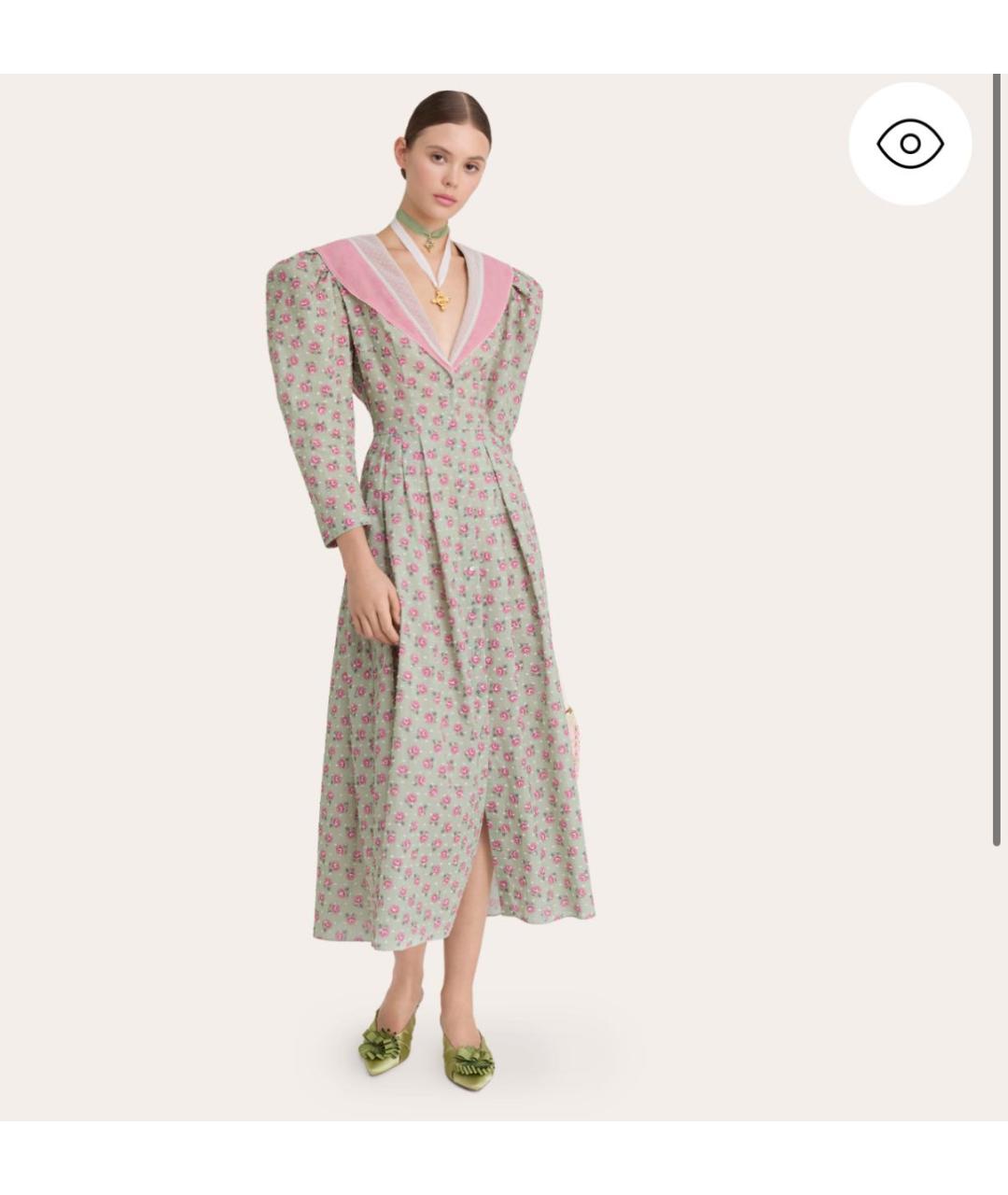 ULYANA SERGEENKO Мульти хлопковое платье, фото 3