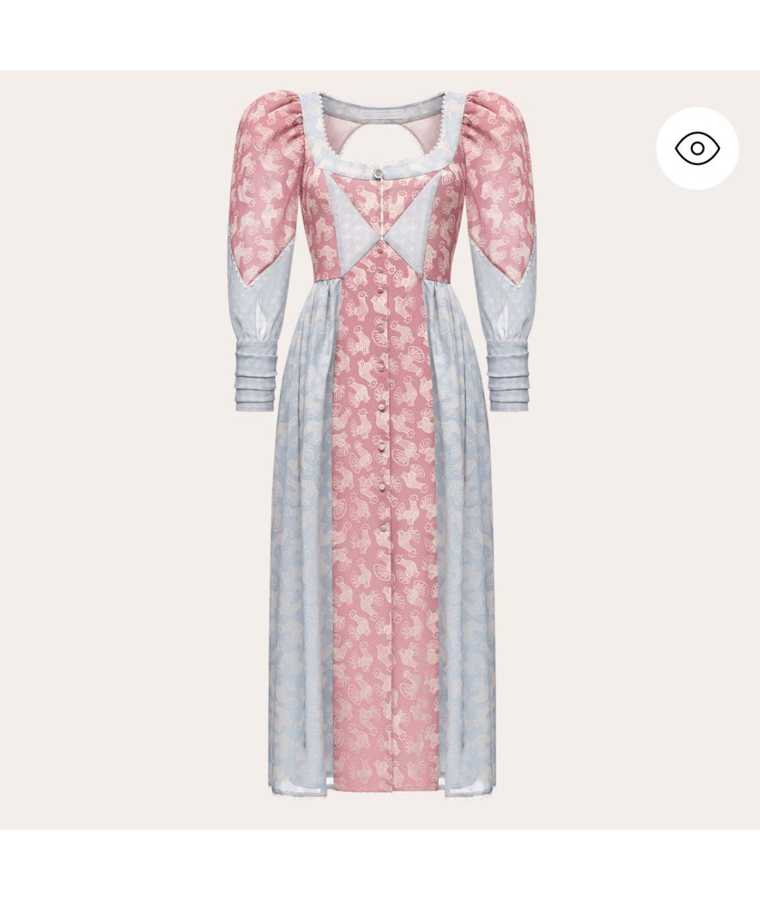 ULYANA SERGEENKO Мульти хлопковое платье, фото 5