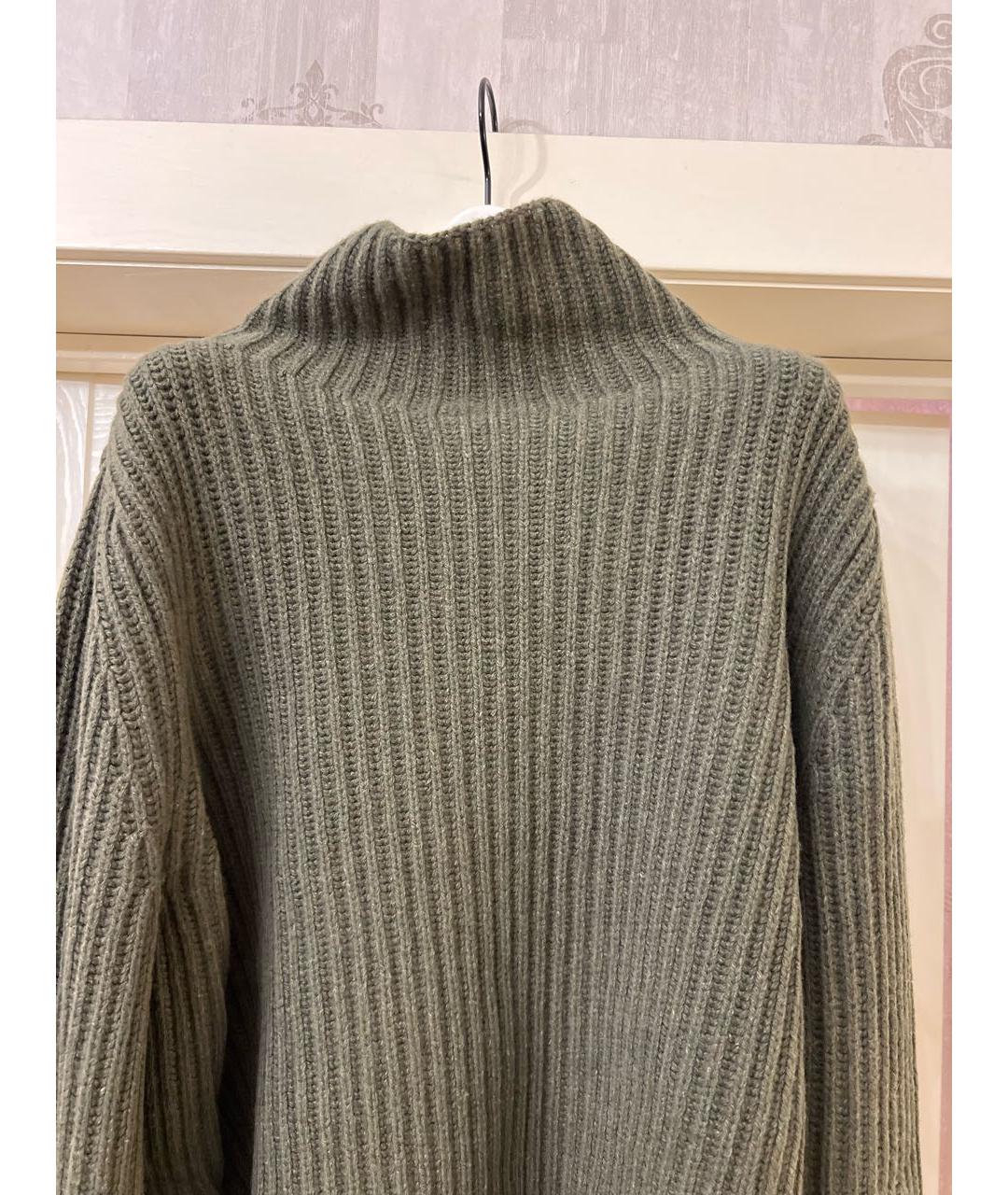 STELLA MCCARTNEY Хаки кашемировый джемпер / свитер, фото 3