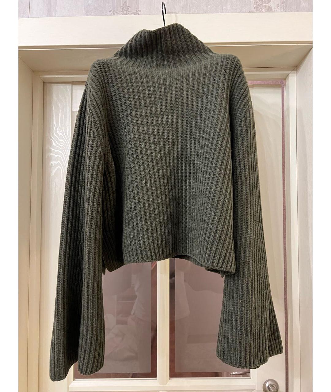 STELLA MCCARTNEY Хаки кашемировый джемпер / свитер, фото 8