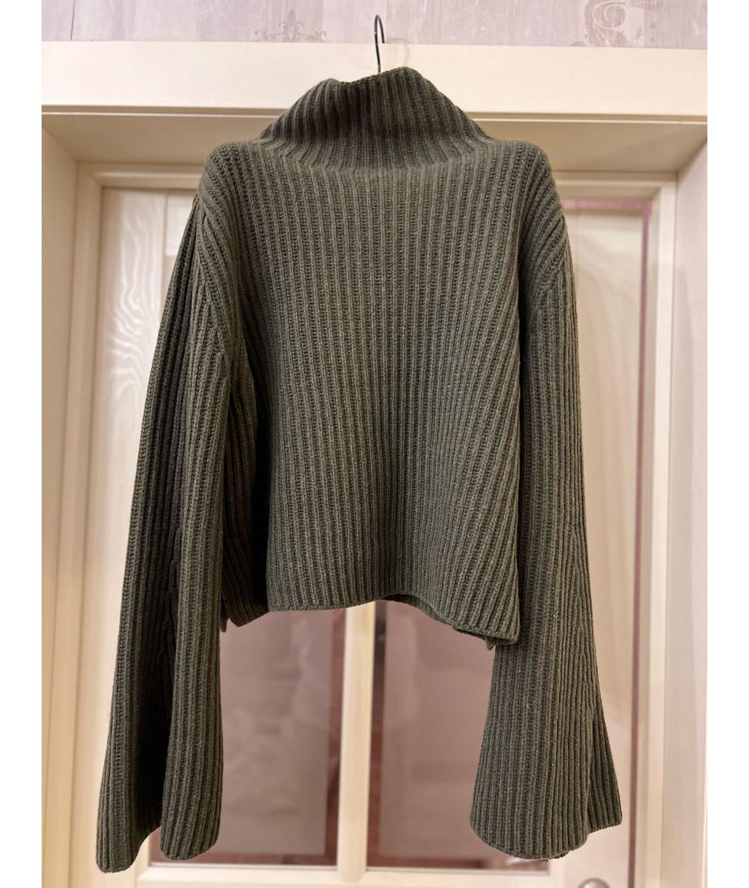 STELLA MCCARTNEY Хаки кашемировый джемпер / свитер, фото 2
