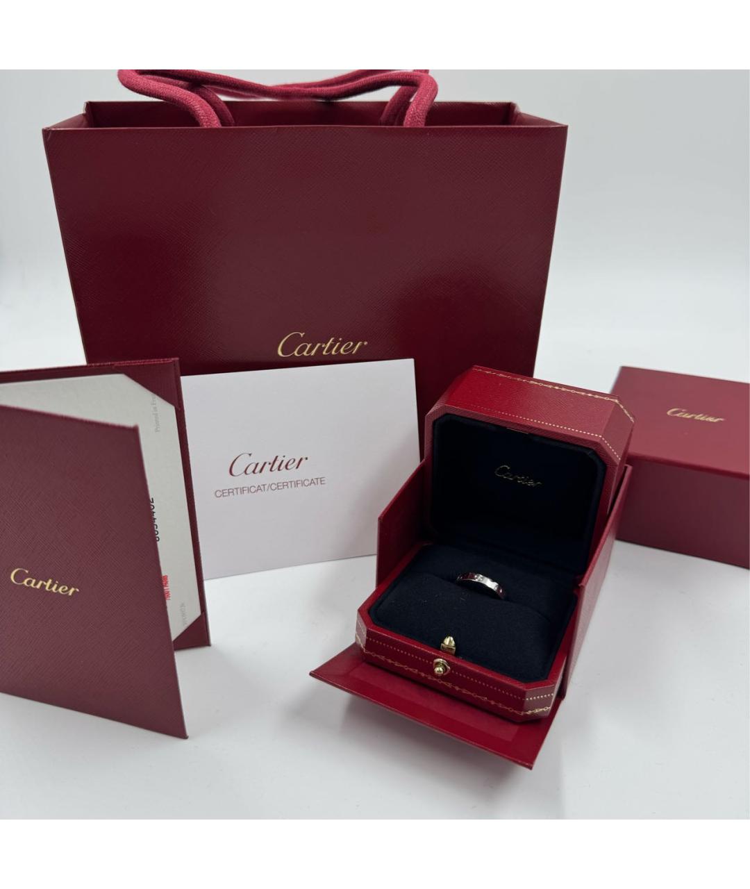 CARTIER Серебряное кольцо из белого золота, фото 2