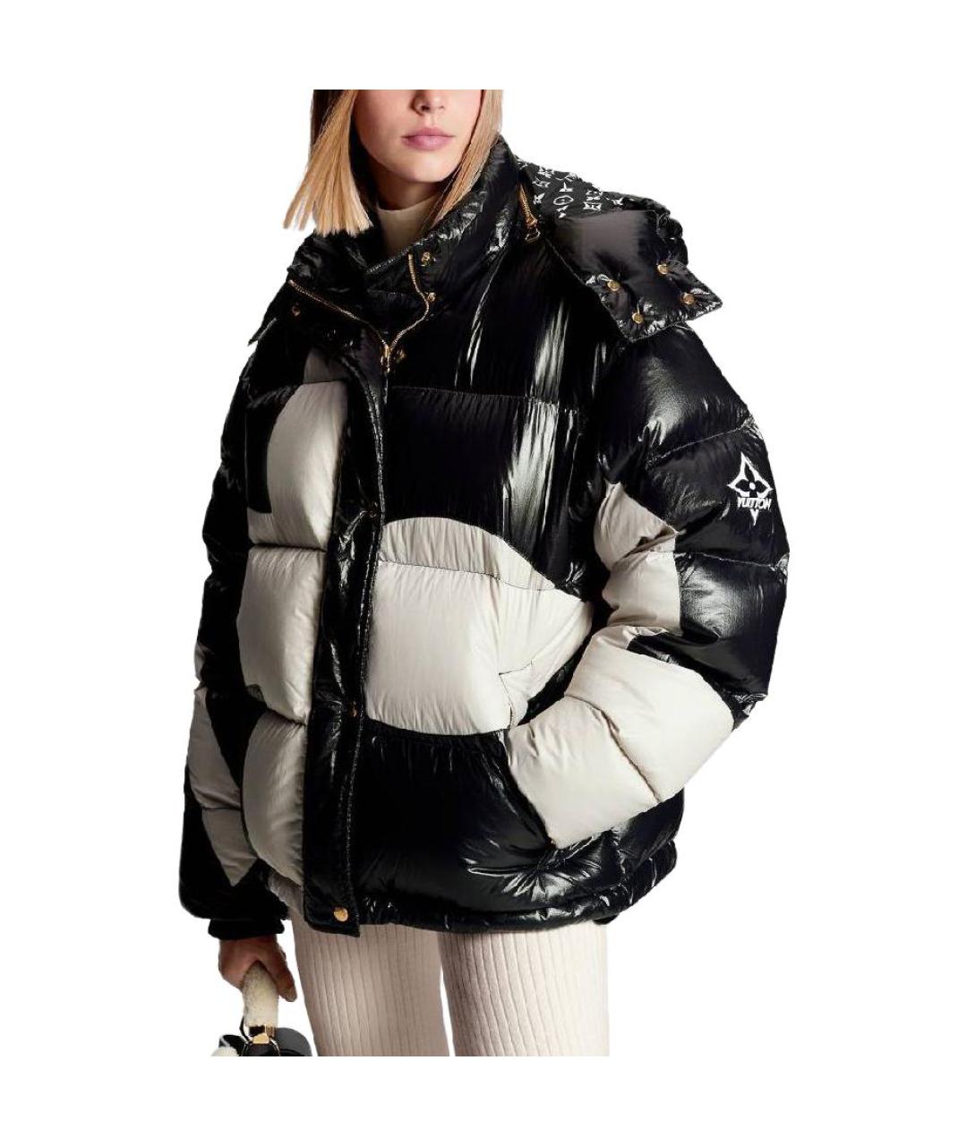 LOUIS VUITTON Черный пуховик, фото 4