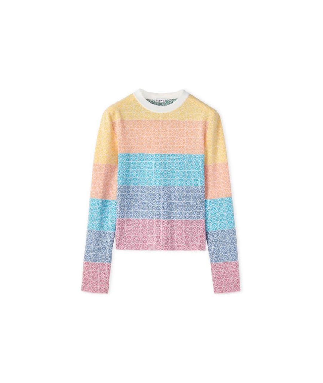 LOEWE Мульти шерстяной джемпер / свитер, фото 1