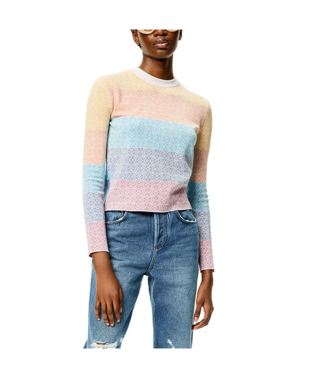 LOEWE Мульти шерстяной джемпер / свитер, фото 3