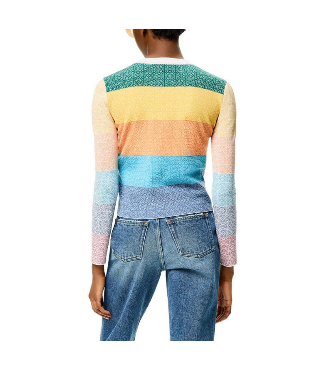 LOEWE Мульти шерстяной джемпер / свитер, фото 4